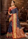New Collection of Designer Printed Silk Wedding Saree  
